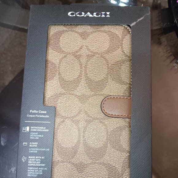 Coach phone and card case - Picture 1 of 2